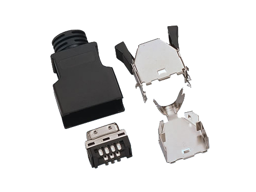 SCSI 14P CN 焊线 塑壳 弹片