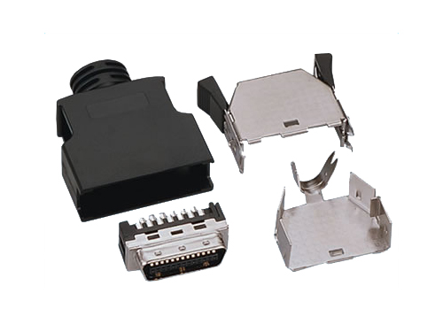 SCSI 26P CN 焊线 塑壳 弹片