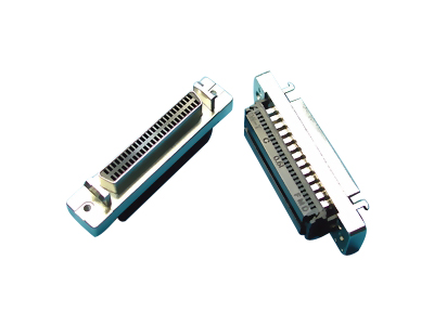 SCSI 50P DB 母头 刺破 一体支架式