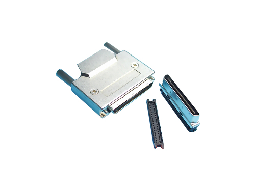 VHDCI 36,50,68P 公头 刺破 铁壳 螺丝